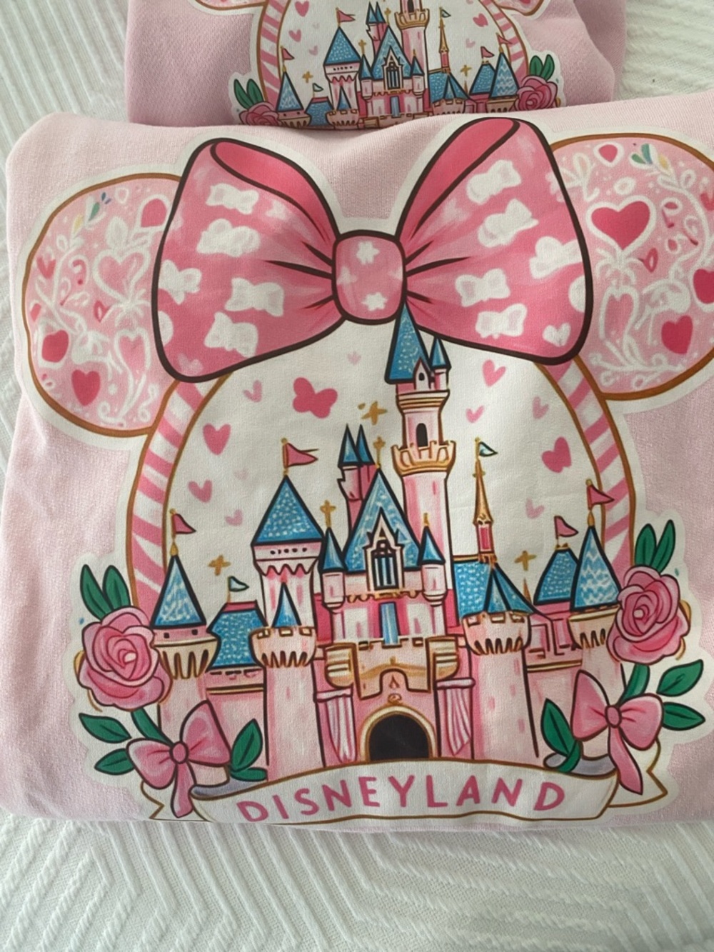 Disneyland Sweatshirt Pink Mom and Daughter